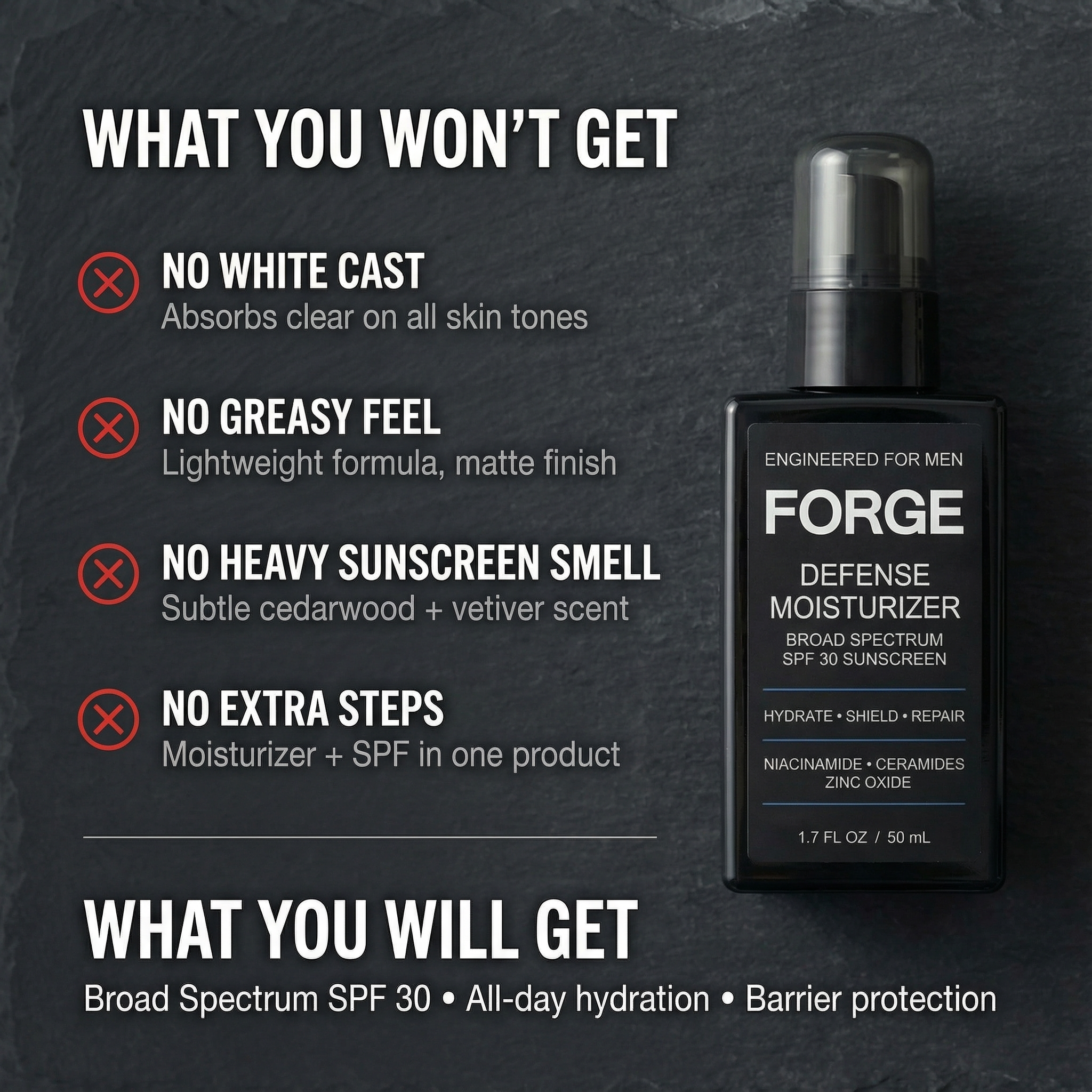 FORGE Defense Moisturizer SPF 30
