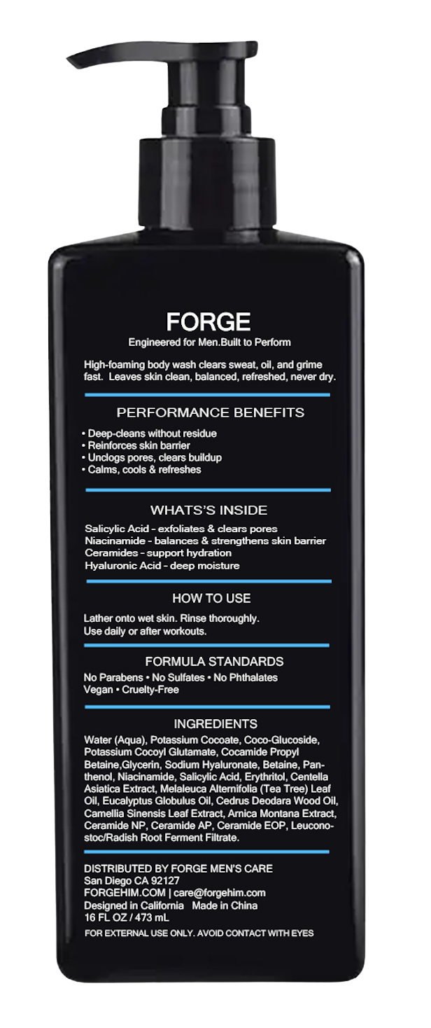 FORGE Ritual Body Wash — Cedarwood + Bergamot (16 fl oz)