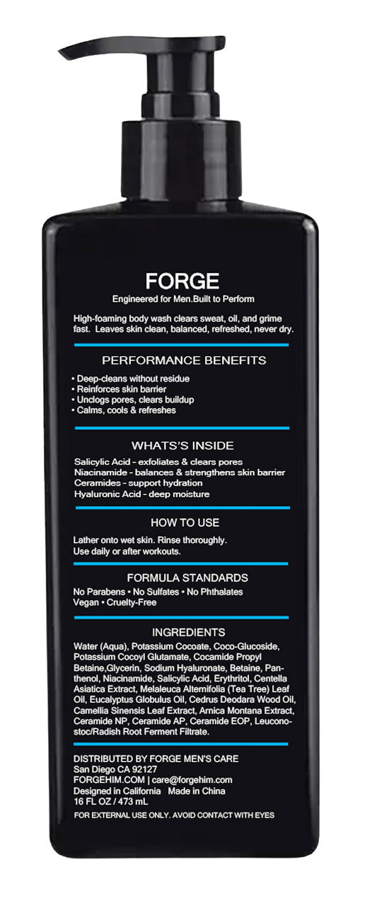 FORGE Ritual Body Wash — Cedarwood + Bergamot (16 fl oz)